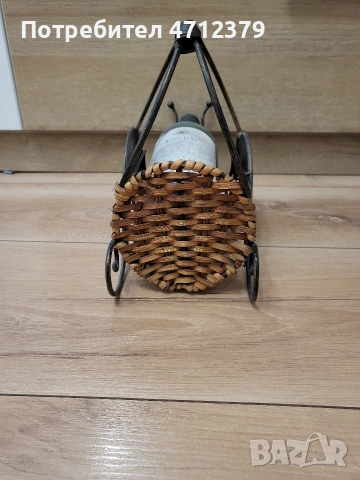 Метална стойка за вино, снимка 5 - Декорация за дома - 53142094