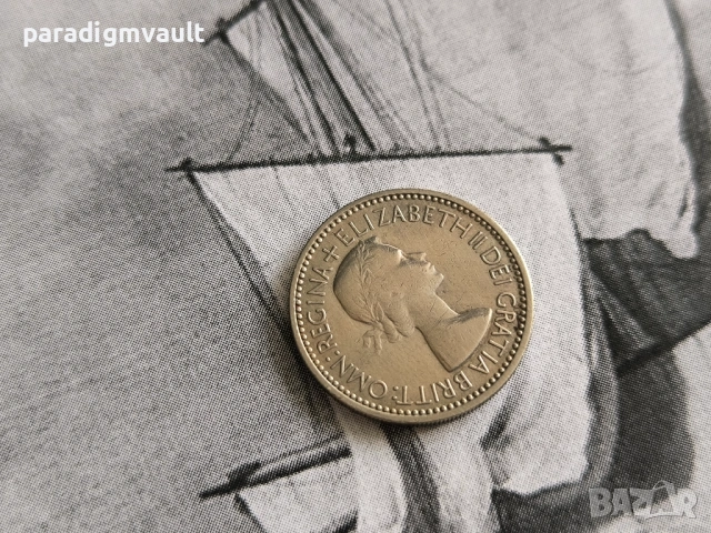 Монета - Великобритания - 1 шилинг | 1953г., снимка 2 - Нумизматика и бонистика - 54238107