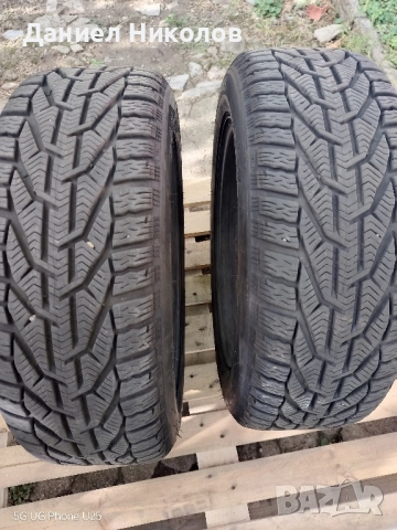 Продавам две зимни гуми с джанти размер 205/55/16, снимка 6 - Гуми и джанти - 51953627
