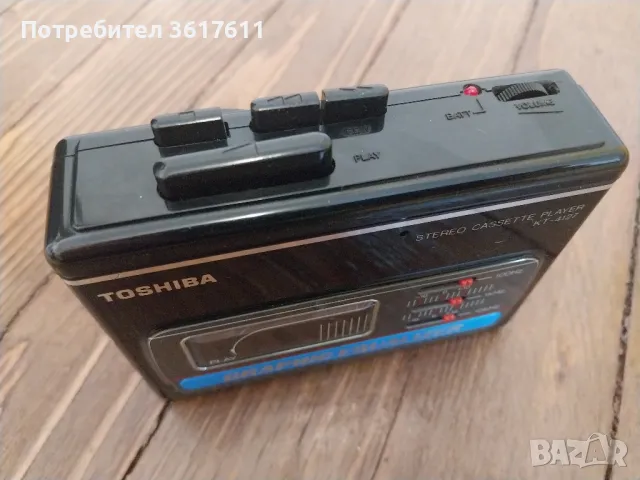 Уокмен Toshiba, снимка 3 - Радиокасетофони, транзистори - 49026267