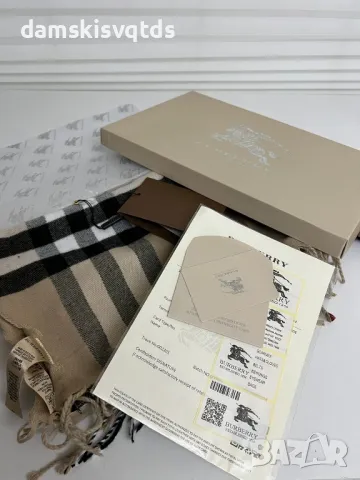 Burberry  нов шал КАШМИР С КУТИЯ, снимка 3 - Шалове - 21927035