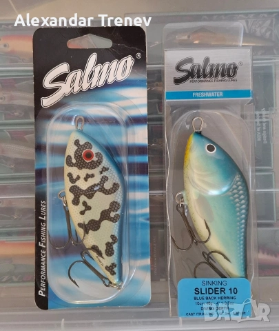 Воблери Salmo Fatso и Slider, снимка 4 - Екипировка - 53688948