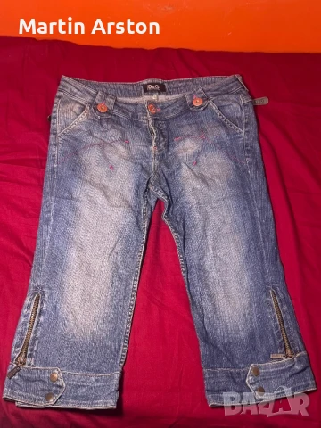 Уникални дамски дънки D&G / Размер 30 / Без следи от употреба, снимка 1