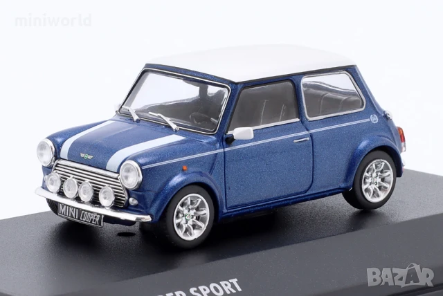 MINI COOPER Sport 1997 - мащаб 1:43 на SOLIDO моделът е нов в PVC дисплей-кейс, снимка 1