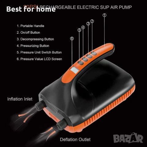 furein Акумулаторна помпа Sup с двустепенна функция , снимка 6 - Друга електроника - 50747964