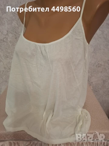 DKNY Бял Потник, снимка 2 - Потници - 51116859