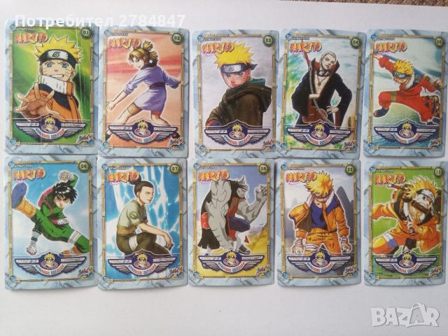 Карти Наруто Naruto , снимка 5 - Карти за игра - 45367129