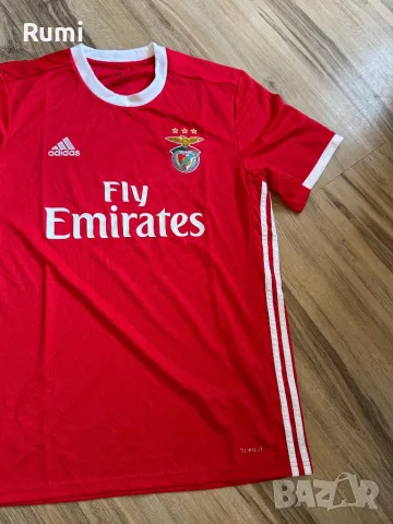 Оригинална мъжка тениска adidas Benfica! L, снимка 3 - Тениски - 49026205