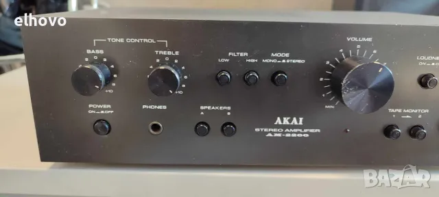 Стерео усилвател AKAI  AM-2200, снимка 2 - Аудиосистеми - 49189770