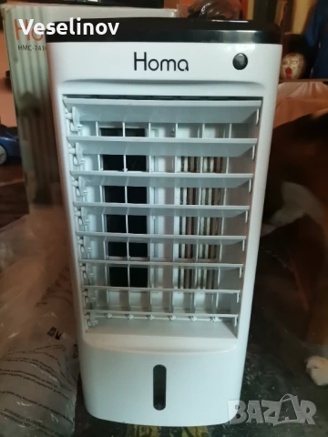 Мобилен охладител, овлажнител и пречиствател 3в1 Homa, 4 литра, снимка 4 - Отоплителни печки - 51239780