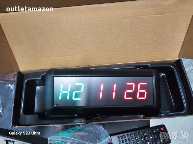 Таймер за фитнес, LED интервален таймер с дистанционно управление, снимка 8 - Фитнес уреди - 52752034