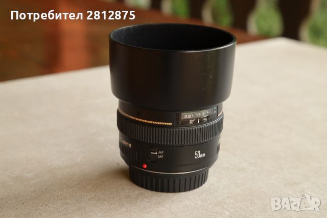 Обектив Canon EF 50mm 1:1.4 ultrasonic, снимка 1 - Обективи и филтри - 46367985