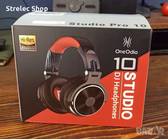 Hi-Res слушалки OneOdio Studio Pro 10 20 Hz - 40 кHz, 32 Ом - с червено, снимка 1 - Слушалки и портативни колонки - 46988585