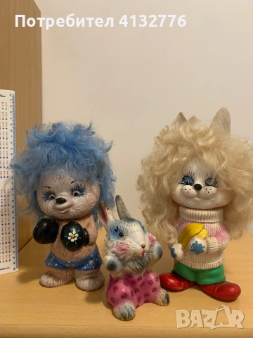 Гумени играчки СССР ЛОТ, снимка 6 - Кукли - 53254474