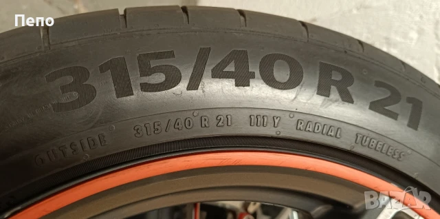 Оригинални джанти спорт пакет 21 цола с гуми летни Mercedes GLE W292 дот 2023г, снимка 6 - Гуми и джанти - 51392468