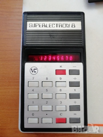 Ретро калкулатор SUPERLECTRON 8, снимка 2 - Антикварни и старинни предмети - 50753996
