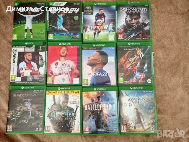 Конзола Xbox one S 1tb с контролер и 12 игри, снимка 3 - Xbox конзоли - 51680168