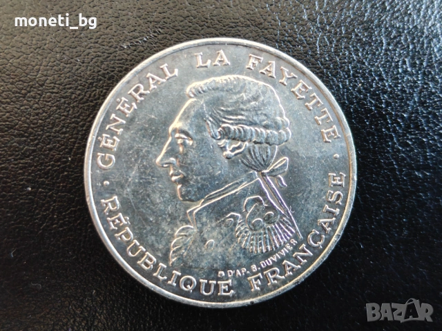 СРЕБРО Франция 100 франка 1987