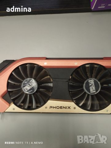 Видеокарта GTX1080 Phoenix 8GB, снимка 4 - Видеокарти - 46639928