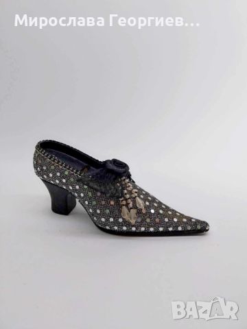 Винтидж красиви мини обувки касички, снимка 3 - Антикварни и старинни предмети - 45852102