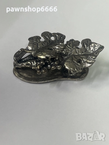 Сребърна брошка 800 проба 