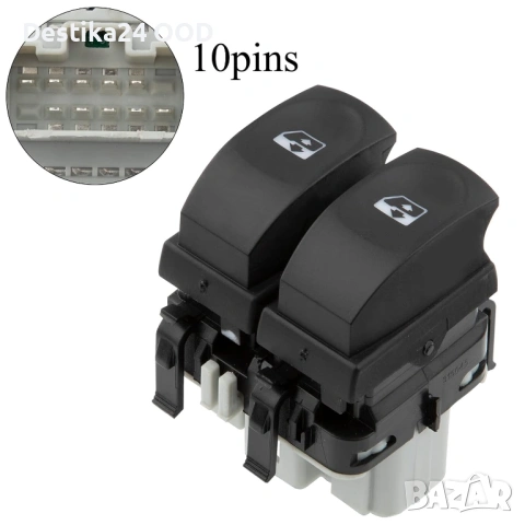 Бутон за ел стъкла Renault Clio Modus Twingo 8200214939, снимка 3 - Части - 54149226