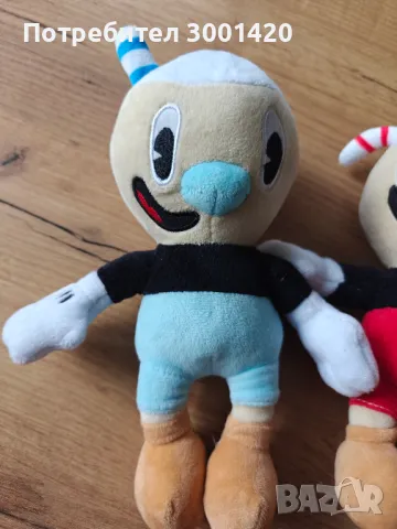 Плюшени играчки Cuphead and Mugman, снимка 3 - Плюшени играчки - 50364054