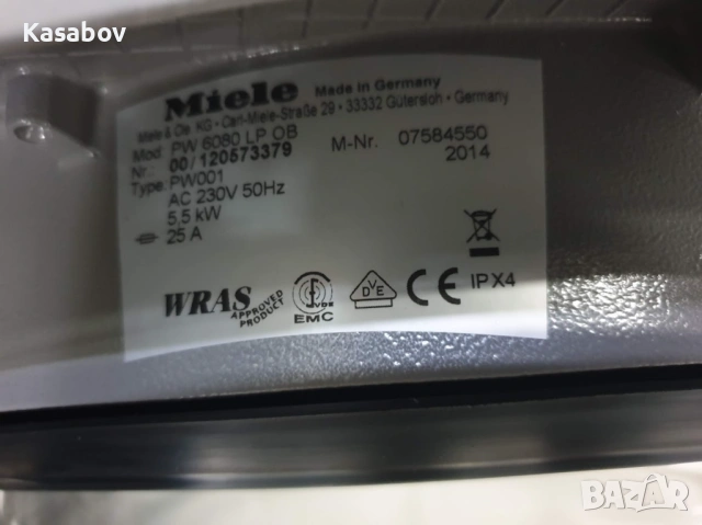 230V 9кг Miele Professional PW 6080 Пералня Миеле, снимка 11 - Перални - 53217373