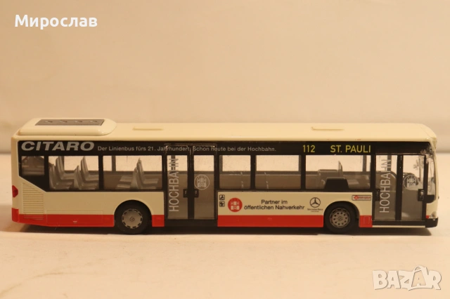 RIETZE H0 1/87 MERCEDES АВТОБУС МОДЕЛ КОЛИЧКА ИГРАЧКА, снимка 4 - Колекции - 54028937