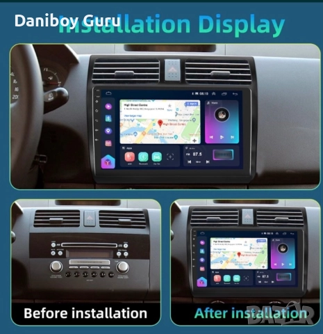 Мултимедия  SUZUKI SWIFT (2004–2010) 10" навигация Андроид, снимка 2 - Аксесоари и консумативи - 52505941