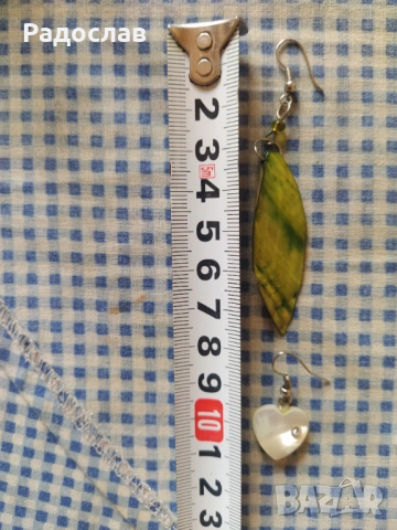 обеци от естествен седеф, снимка 5 - Обеци - 54073252