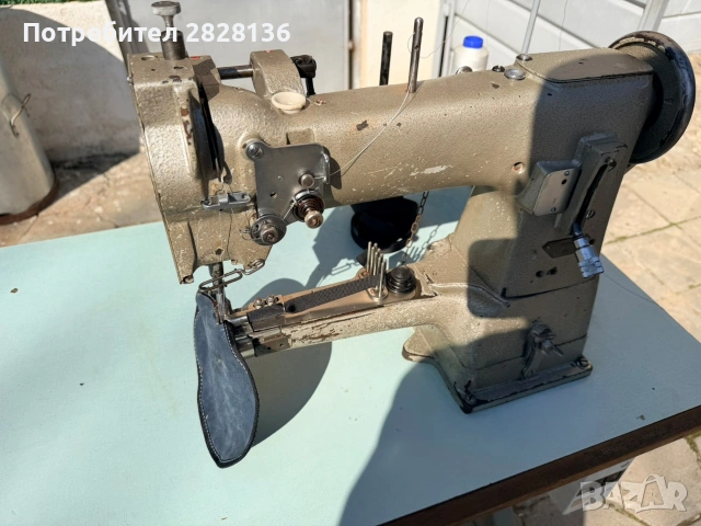 Ръкавна машина троен транспорт внос от Италия. Машината е монофазна., снимка 4 - Шевни машини - 53665990