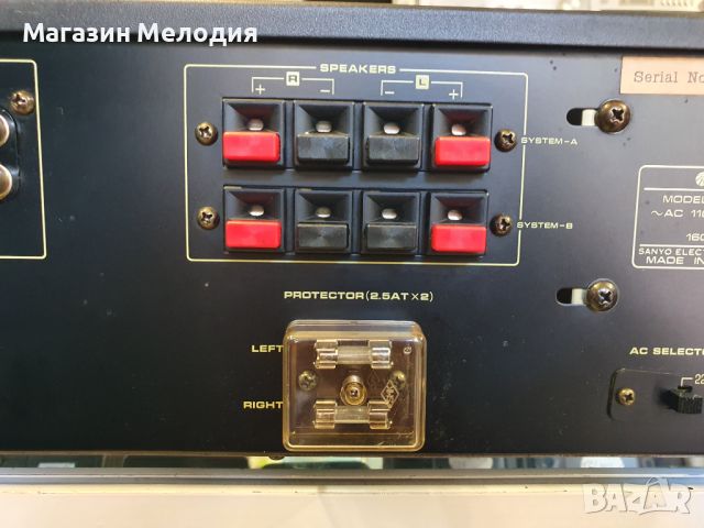 Усилвател EXPERT 1630 BY SANYO DCA 311 В отлично техническо и визуално състояние. ​, снимка 15 - Ресийвъри, усилватели, смесителни пултове - 46259246