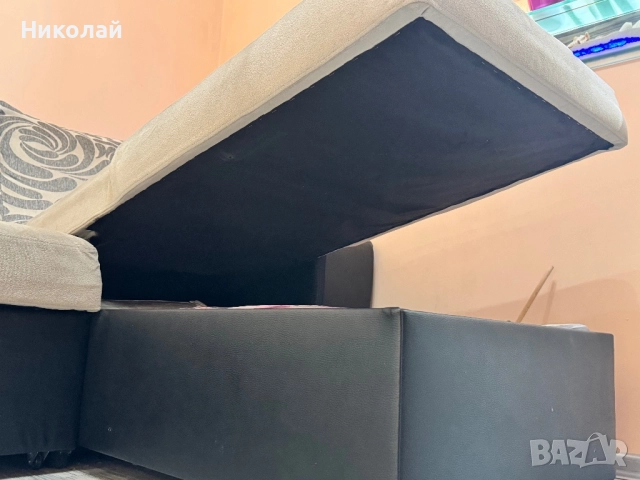 Ъглов диван, функция сън, ракла, , снимка 3 - Дивани и мека мебел - 52787817