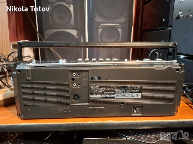 Продава се касетофон Sharp QT27H (BK). , снимка 5 - Радиокасетофони, транзистори - 53294121