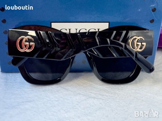 GUCCI GG0808 с лого 1:1 дамски слънчеви очила котка, снимка 12 - Слънчеви и диоптрични очила - 45248805