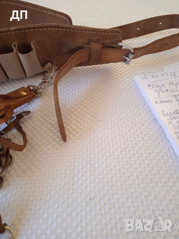 Кожен патрондаш с висулки, снимка 2 - Оборудване и аксесоари за оръжия - 53995774