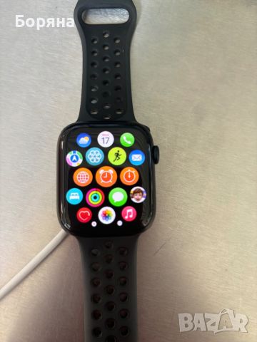 Apple Watch series 7 Nike edition,45mm Black, снимка 1 - Смарт гривни - 46243454