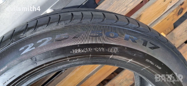 Пирели Powergy 225/50R17, снимка 4 - Гуми и джанти - 54089253
