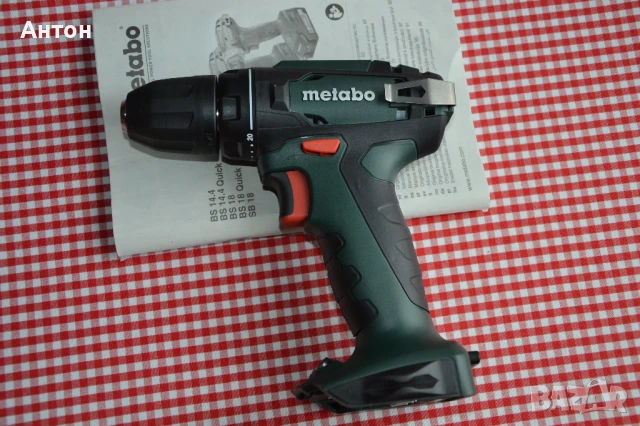 Нов винтоверт Metabo BS 18, 2024г