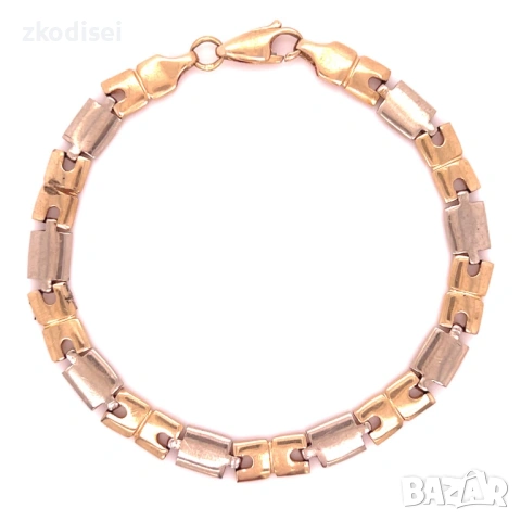 Златна мъжка гривна 12,02гр. 19,5см. 14кр. проба:585 модел:38175-2