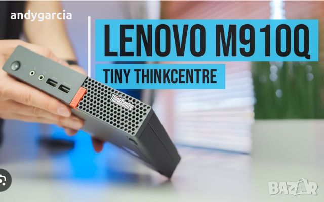 Lenovo M710q Tiny/Intel Core i5-6500T/16GB RAM/512GB SSD NVMe/Windows 10 Pro малък настолен компютър, снимка 2 - Работни компютри - 46468226