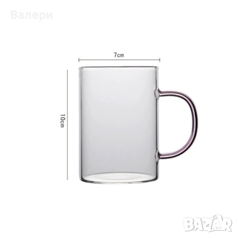 Стъклена чаша 300мл., снимка 7 - Чаши - 53205436