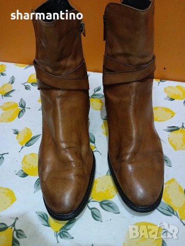 Marco Polo N 40 Каубойски кожени ботуши, снимка 4 - Дамски боти - 53360476