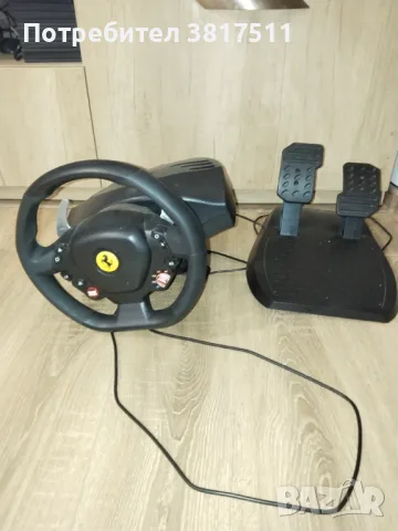 Волан Thrustmaster T80 RW FERRARI 488 GTB за PlayStation 5, PlayStation 4, PC, снимка 1 - PlayStation конзоли - 47250842