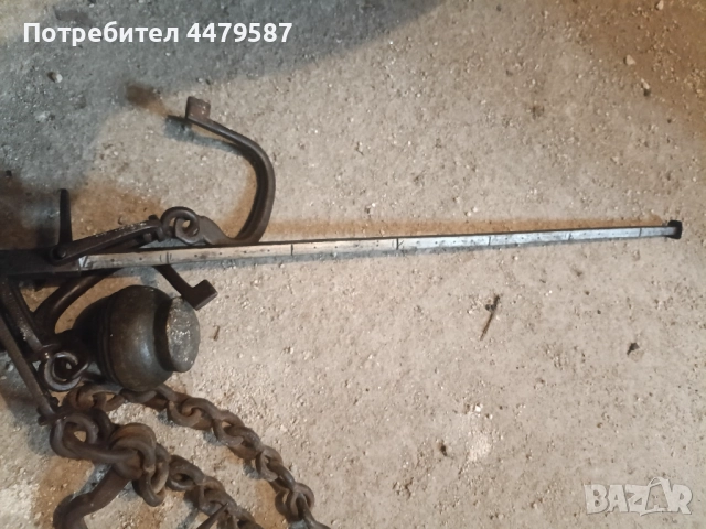 Кантар паланца 40 кг, снимка 4 - Антикварни и старинни предмети - 52042314