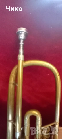 Английски тромпет с машинки, снимка 6 - Духови инструменти - 53711891