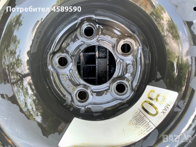 Резервна гума/Патерица 18цола ЕТ0 5x112 за Mercedes ML W163/W164, снимка 6 - Гуми и джанти - 51809835