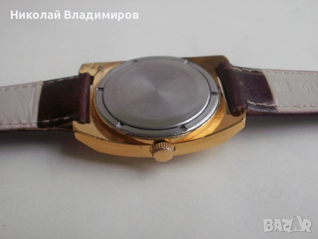 Восток Wostok мъжки ръчен руски позлатен часовник, снимка 9 - Мъжки - 52005851