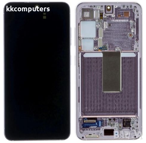 LCD Дисплей за Samsung SM-S911F S23 5G / GH82-30480D / 30481D / Тъч скрийн + рамка / Розов / Оригина, снимка 1 - Резервни части за телефони - 46481371